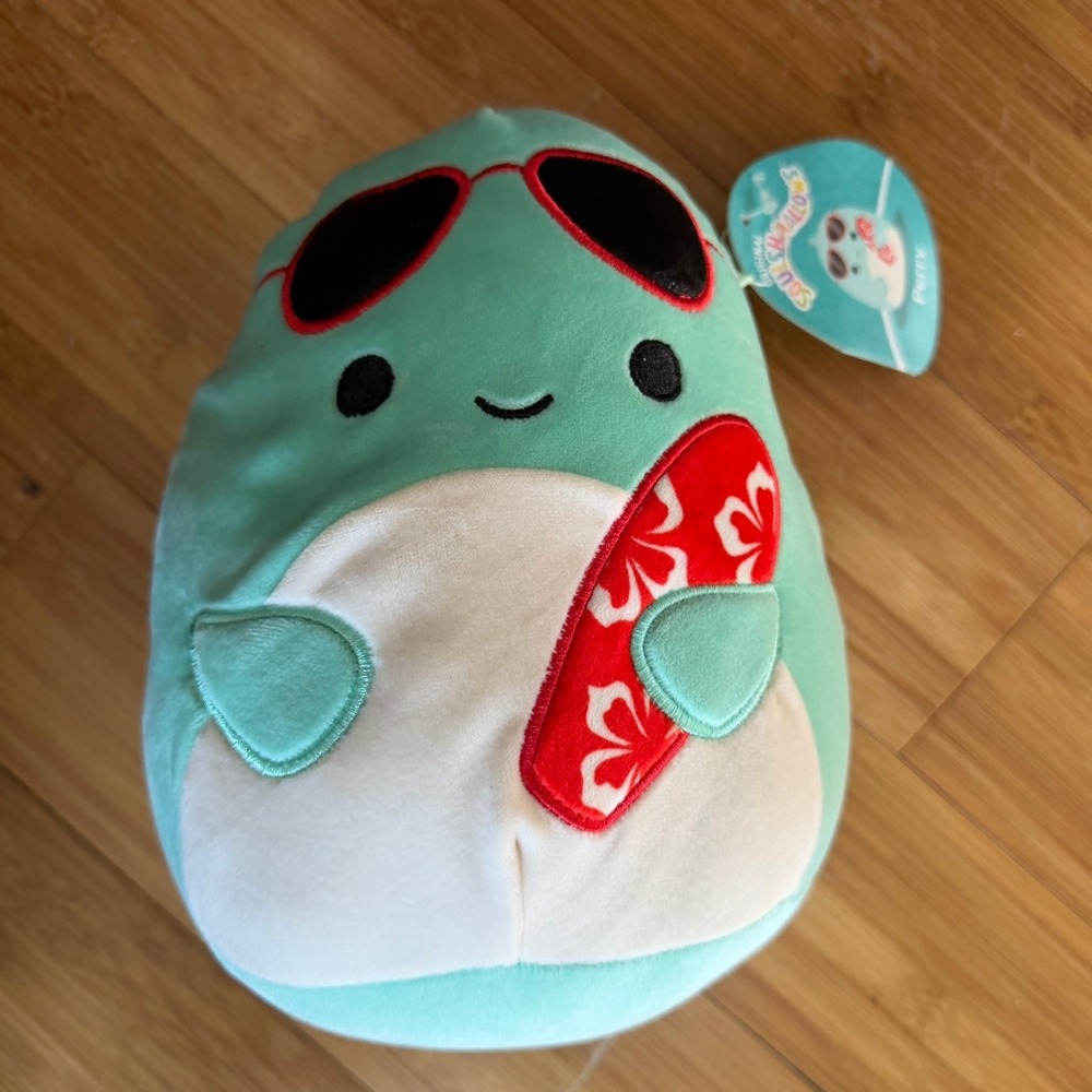 Squishmallow Perry Teal Platypus 8" Plush Kellytoy Original w/‎ Tag Cute